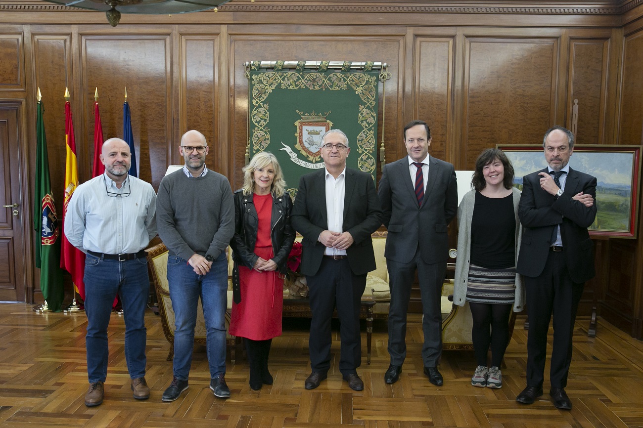 Recepci&oacute;n en el Ayuntamiento a Juan Carlos Mart&iacute;n, presidente de la Federaci&oacute;n Espa&ntilde;ola de Rugby